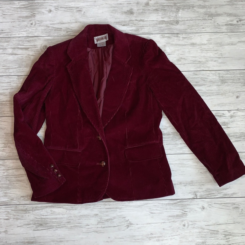 Worthington Corduroy Blazer Size 10 - Picture 1 of 3